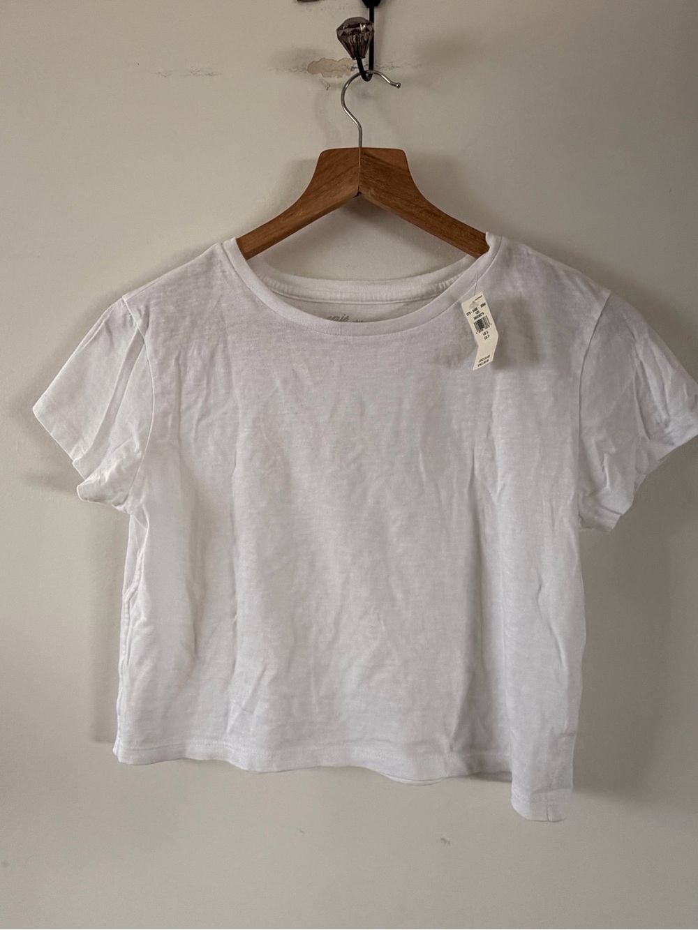 aerie White baby tee